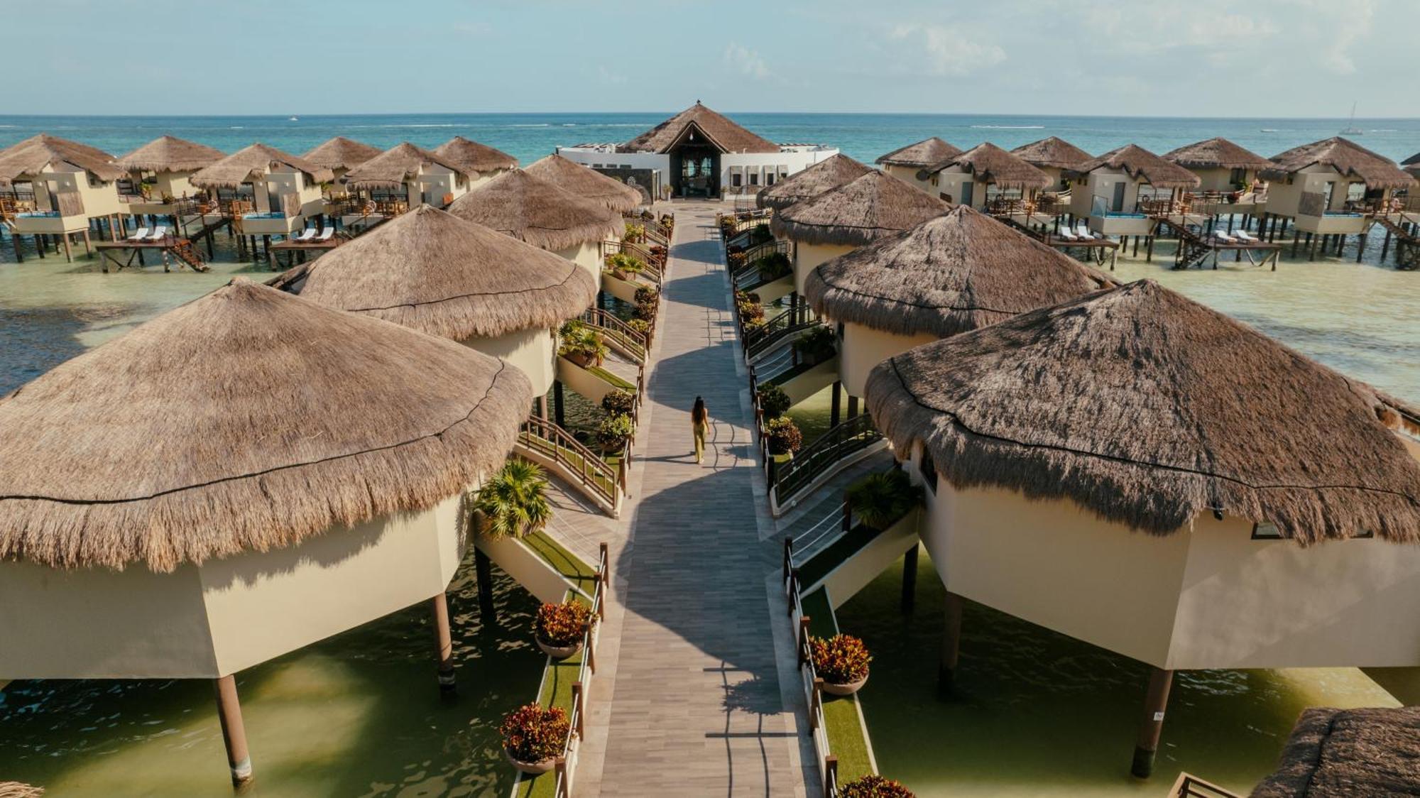 Palafitos Overwater Bungalows Catamaran, Cenote & More Inclusive (Adults Only) Плайя-дель-Кармен Екстер'єр фото