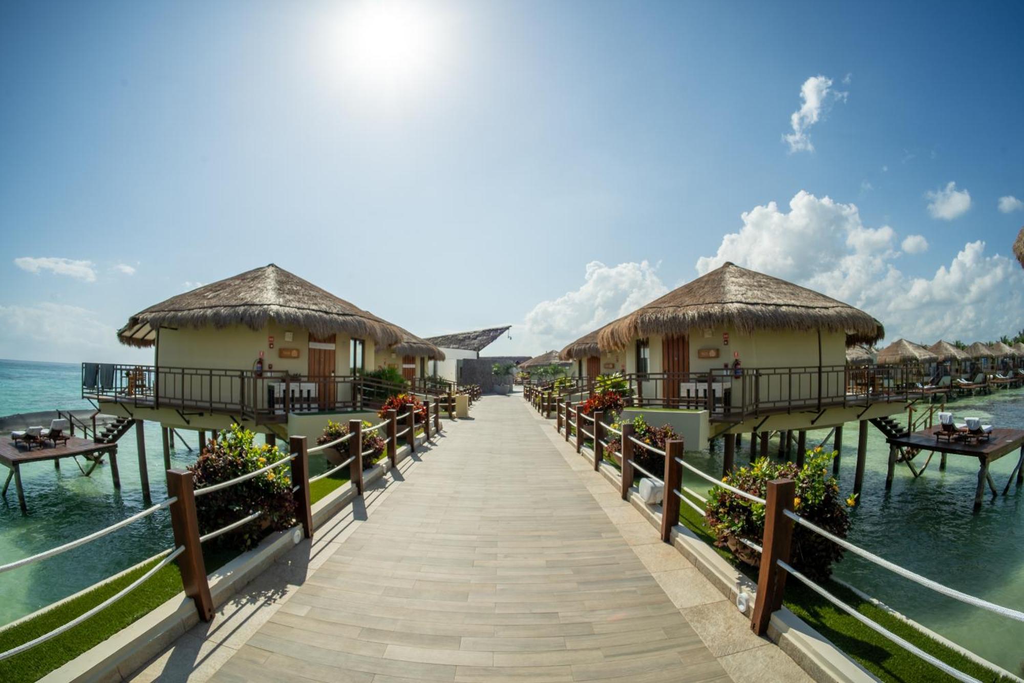 Palafitos Overwater Bungalows Catamaran, Cenote & More Inclusive (Adults Only) Плайя-дель-Кармен Екстер'єр фото