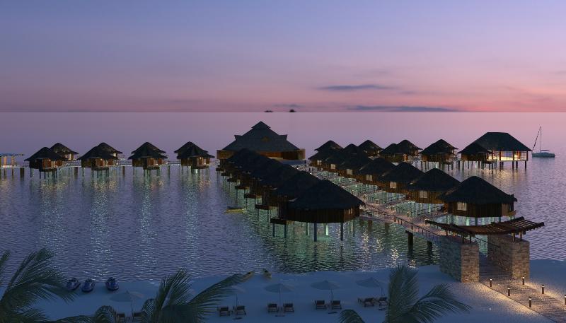 Palafitos Overwater Bungalows Catamaran, Cenote & More Inclusive (Adults Only) Плайя-дель-Кармен Екстер'єр фото